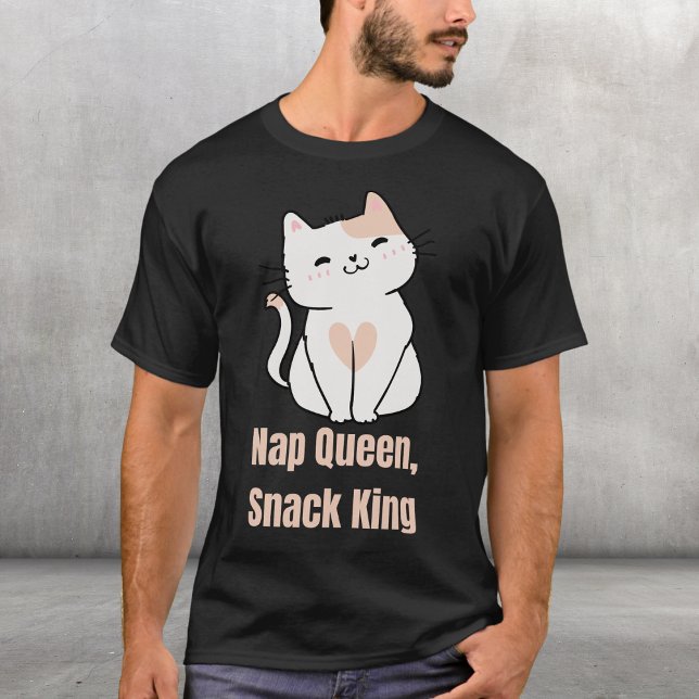 Camiseta Reina Nap, Rey Snack (Subido por el creador)