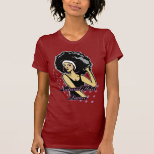 Camiseta Reina natural del pelo