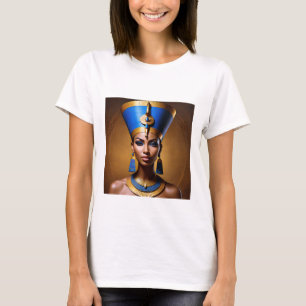 Camiseta "Reina Nefertiti", bella antigua reina africana