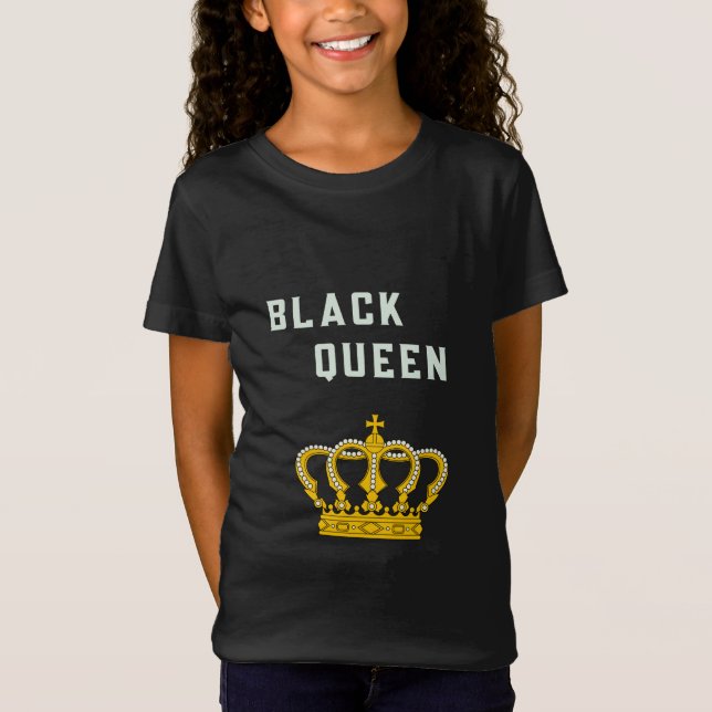 Camiseta reina negra (Anverso)