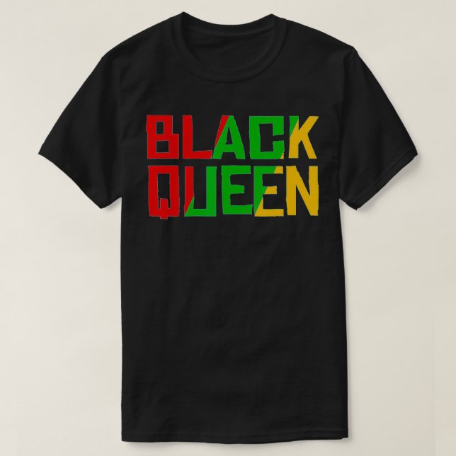 Camiseta Reina negra (Diseño del anverso)