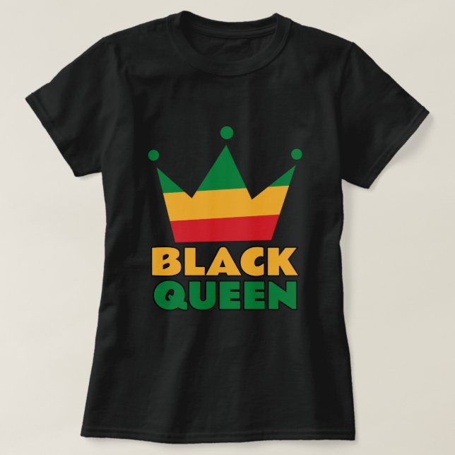 Camiseta Reina negra (Diseño del anverso)