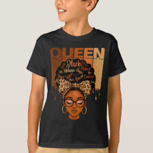 Camiseta Reina negra africana de la historia de la melanina