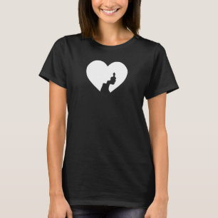 Camiseta Reina negra afro corazón Chica magia Melanin hombr