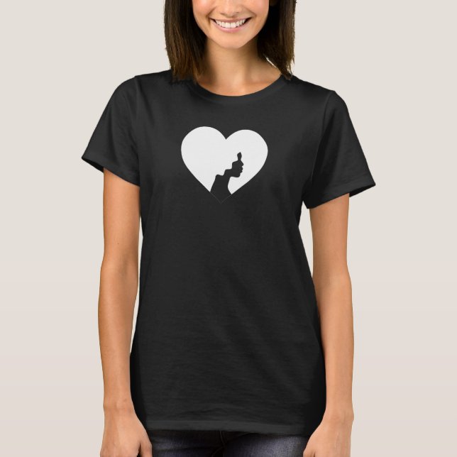 Camiseta Reina negra afro corazón Chica magia Melanin hombr (Anverso)