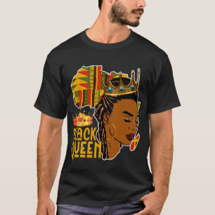 Camiseta Reina negra afro melanina mujeres africanas histo