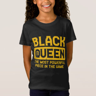 Camiseta Reina negra ajedrez historia negra orgullo BLM afr