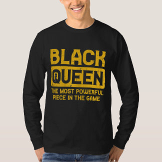 Camiseta Reina negra ajedrez historia negra orgullo BLM afr