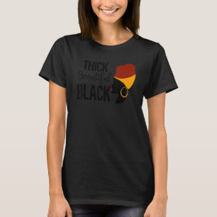 Camiseta Reina negra de la familia Curly natural afroameric
