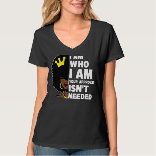 Camiseta Reina negra de la familia Curly natural afroameric