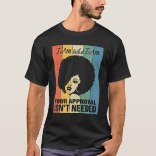 Camiseta Reina negra de la familia Curly natural afroameric