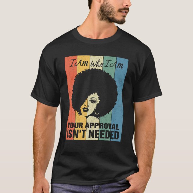 Camiseta Reina negra de la familia Curly natural afroameric (Anverso)