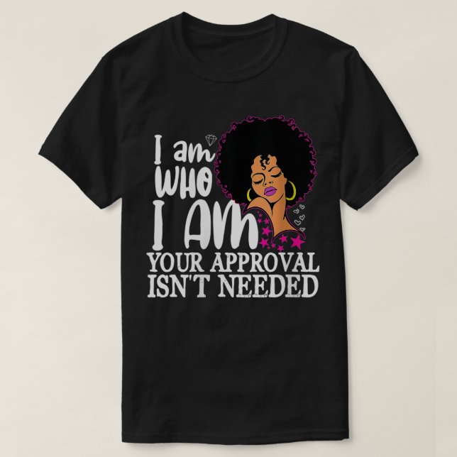 Camiseta Reina negra de mujeres regalo Curly Natural Afro Á (Diseño del anverso)