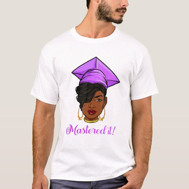 Camiseta Reina negra dominada con maestría de maestría (Anverso)