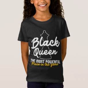 Camiseta Reina negra El ajedrez más poderoso de los afroame