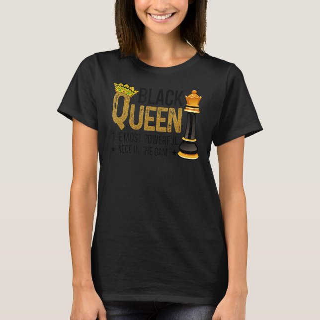 Camiseta Reina negra El Mes de la Historia más poderoso de  (Anverso)
