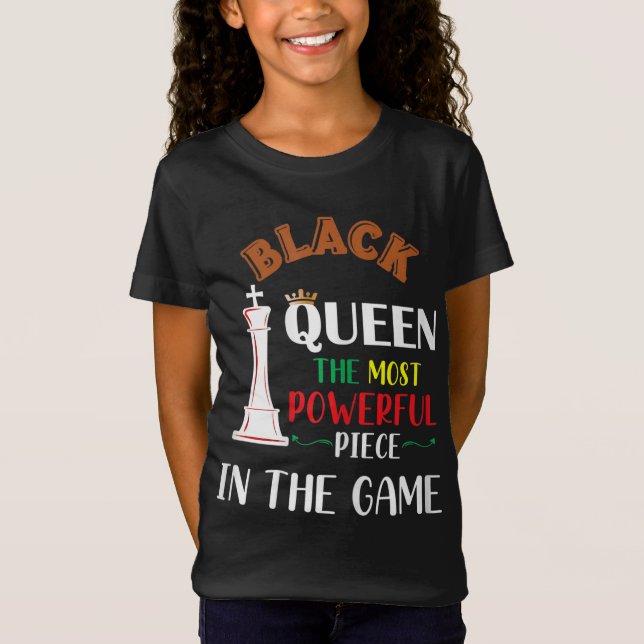 Camiseta Reina negra el mes más poderoso de la historia neg (Anverso)