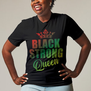 Camiseta Reina negra fuerte