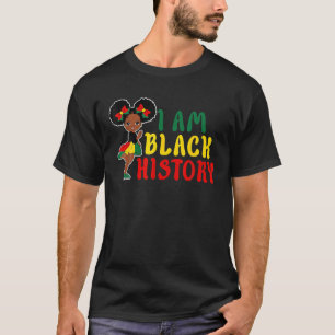 Camiseta Reina negra fuerte soy el mes de la historia negra