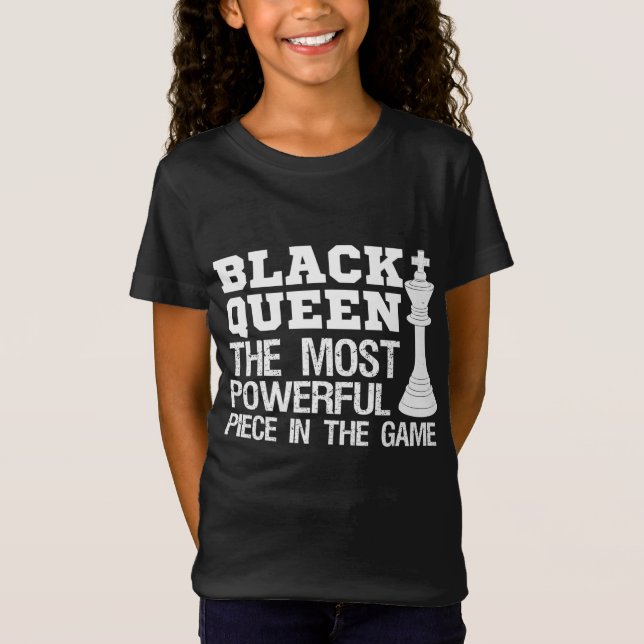 Camiseta Reina negra La pieza más poderosa de los afroameri (Anverso)