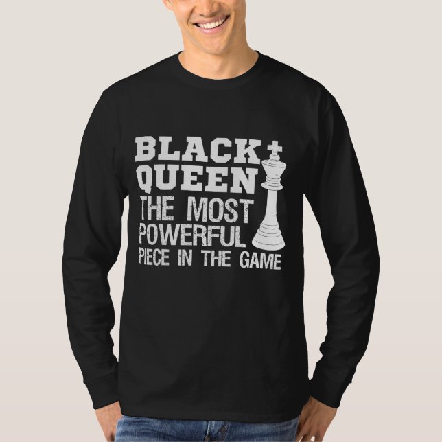 Camiseta Reina negra La pieza más poderosa de los afroameri (Anverso)