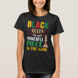 Camiseta Reina negra La pieza más poderosa del juego