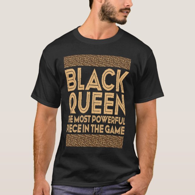 Camiseta Reina Negra La Pieza Más Poderosa Del Juego (Anverso)