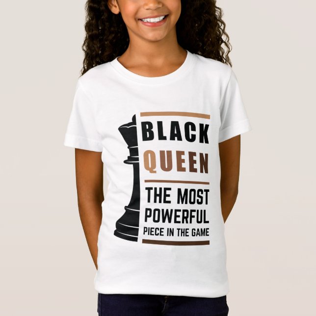 Camiseta Reina Negra La Pieza Más Poderosa Del Juego 2 (Anverso)
