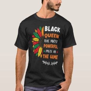Camiseta Reina negra La pieza más poderosa Historia negra