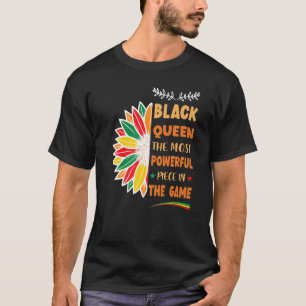 Camiseta Reina negra La pieza más poderosa Historia negra