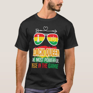 Camiseta Reina negra La pieza más poderosa Historia negra