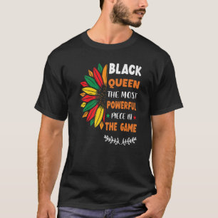 Camiseta Reina negra La pieza más poderosa Historia negra