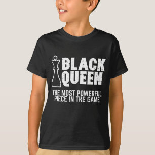 Camiseta Reina negra más poderosa de ajedrez de África occi