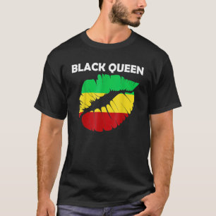 Camiseta Reina negra más poderosa historia afroamericana
