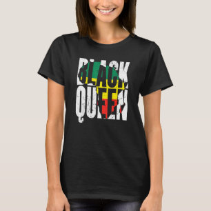 Camiseta Reina negra Melanin Afro Orgullo negro Mujer negra