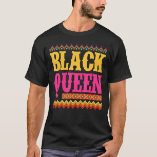 Camiseta Reina negra Melanin: historia negra afroamericana