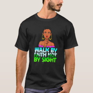 Camiseta Reina negra Melanin Mujeres cristianas aman a Dios
