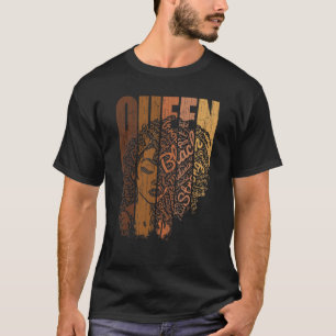 Camiseta Reina negra Mes de la Historia Negra África Hombre