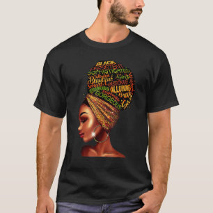 Camiseta Reina negra mujer negra afro pelo natural africano