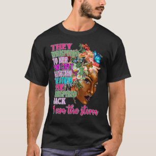 Camiseta Reina negra natural afroamericana soy el