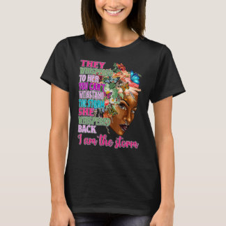 Camiseta Reina negra natural afroamericana soy el