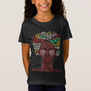 Camiseta Reina Negra Para Mujeres Afroamericanas Por La Nat
