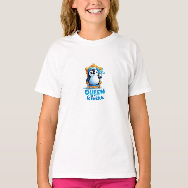 Camiseta reina pingüina (Anverso)