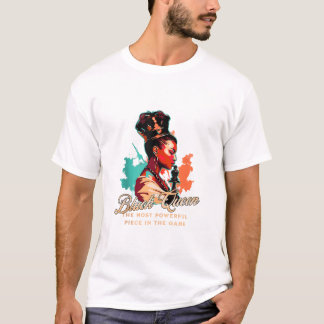 Camiseta Reina poderosa negra