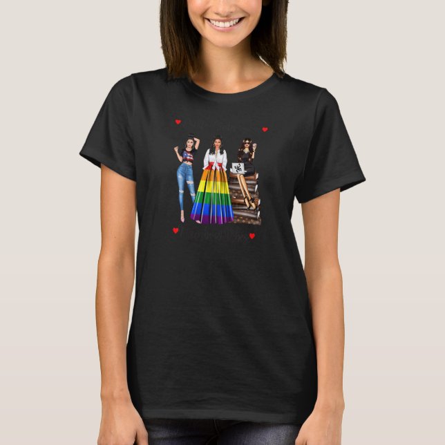 Camiseta Reina puertorriqueña gay gay vibra a mujer gay (Anverso)