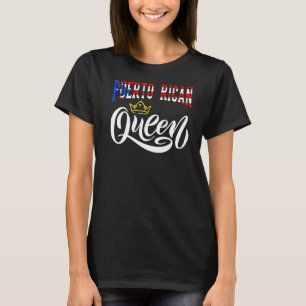 Camiseta Reina puertorriqueña Puerto Rico Boricua Puerto Ri