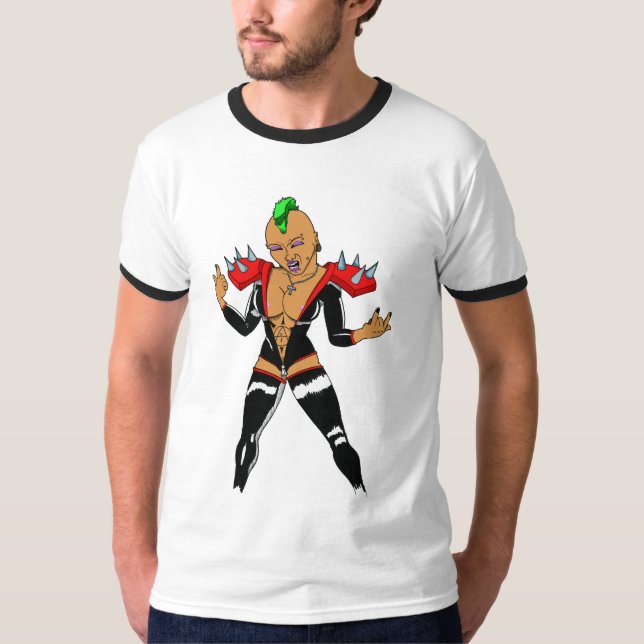 Camiseta Reina punky Grrry (Anverso)