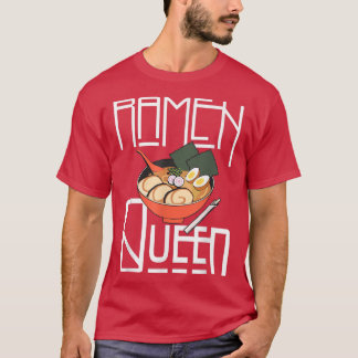 Camiseta Reina Ramen, Kawaii Para Mujeres Chicas Adolescent