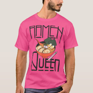 Camiseta Reina Ramen, Kawaii Para Mujeres Chicas Adolescent