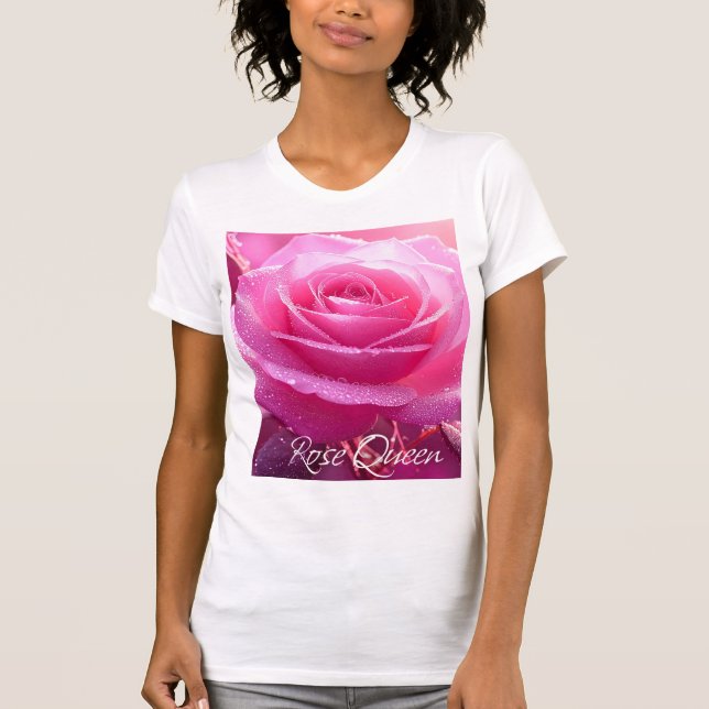 Camiseta Reina Rosa (edición magenta rosa) (Anverso)